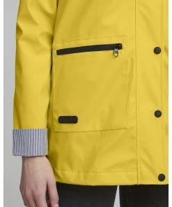 Oxmo OXBECKY - Impermeable - Primrose Yellow, Mujer -Oxmo Elegante tienda bd70f89468af4e43a01bb9960f79fbc2