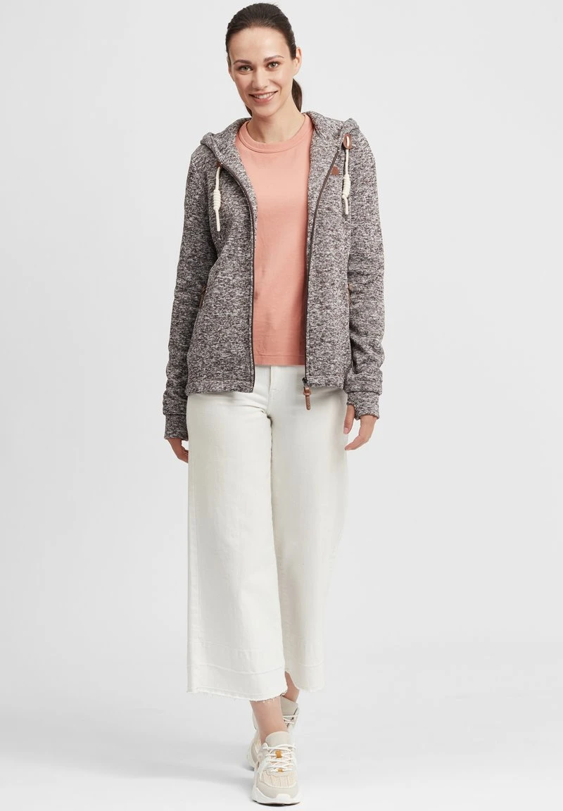 Oxmo OXTHORY - Sudadera Con Cremallera - Coffee Bea , Mujer 4 Oxmo OXTHORY - Sudadera Con Cremallera - Coffee Bea , Mujer - Image 2