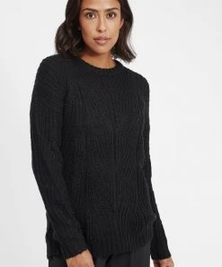 Oxmo OXCHIARA - Jersey De Punto - Black, Mujer