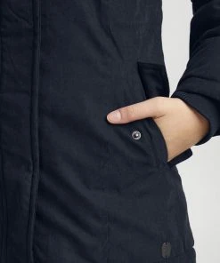 Oxmo OXLOKA - Abrigo De Invierno - Total Eclipse , Mujer -Oxmo Elegante tienda c4d3aff92890430da325f8af7b5bb29c