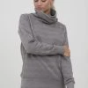 Oxmo OXVERNITA - Sudadera - Medium Grey Melange, Mujer -Oxmo Elegante tienda c666b67ee2c942bf862da43be0d5b28d