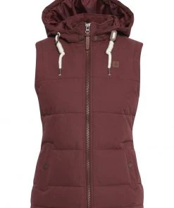 Oxmo OXLEW - Chaleco - Wine Red , Mujer -Oxmo Elegante tienda c6d937169395422981037d7bf8063961