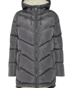 Oxmo OXNAARA - Abrigo De Invierno - Iron Gate, Mujer -Oxmo Elegante tienda c8c5eafff5004a1f9816376e21f3939d