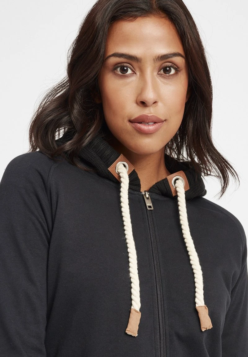 Oxmo OXMATILDA - Sudadera Con Cremallera - Black , Mujer 10 Oxmo OXMATILDA - Sudadera Con Cremallera - Black , Mujer - Image 8
