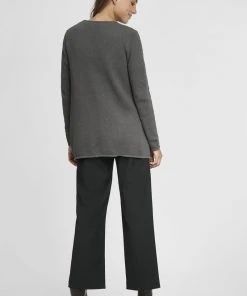 Oxmo OXHILDA - Chaqueta De Punto - Pewter, Mujer -Oxmo Elegante tienda cd8509232601441f92489dfb6573e30f