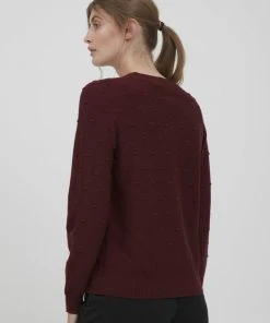 Oxmo OXDOTTA - Jersey De Punto - Chocolate Truffle, Mujer -Oxmo Elegante tienda cf00e4e4c5d6489aaabc344297f6a971