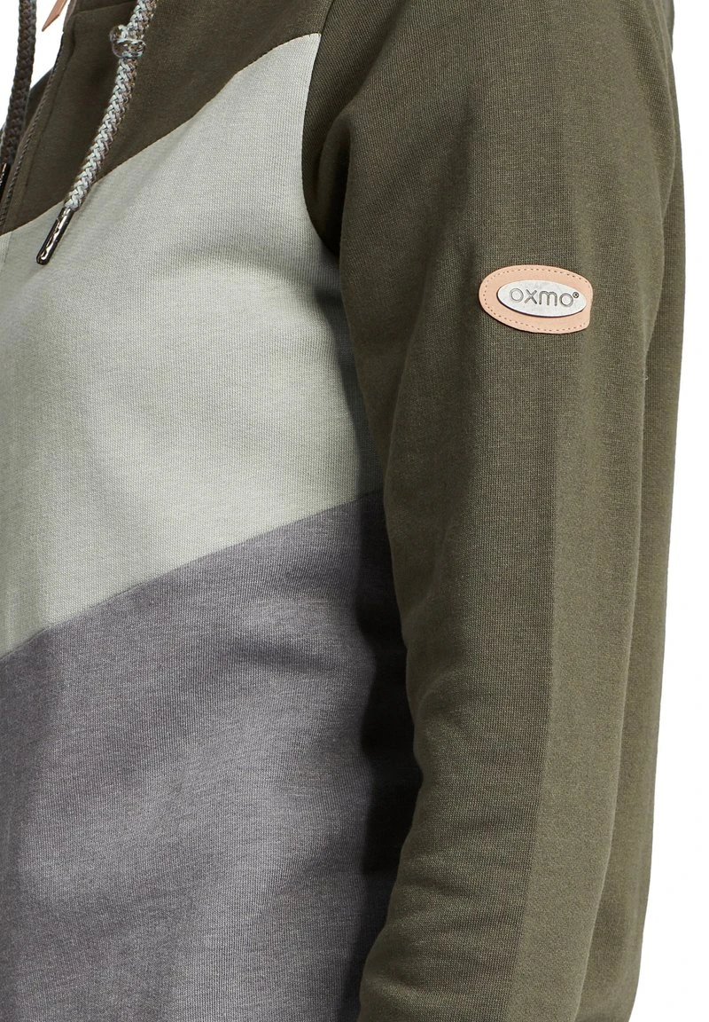 Oxmo OXAGGI - Sudadera Con Cremallera - Forest Night , Mujer 7 Oxmo OXAGGI - Sudadera Con Cremallera - Forest Night , Mujer - Image 5