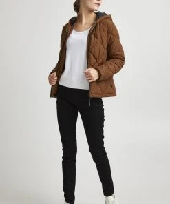 Oxmo OXSTACIE - Chaqueta De Invierno - Tortoise Shell, Mujer -Oxmo Elegante tienda d7066f2160064cb098be90c4e99441b3