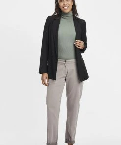 Oxmo OXDONETA - Pantalones Chinos - Mid Grey , Mujer -Oxmo Elegante tienda d96a22d2f8b5490790efd979604db15a