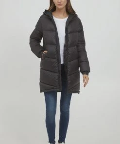 Oxmo OXTABATA - Abrigo De Invierno - Black , Mujer -Oxmo Elegante tienda dce46a9296cb4425b1b1de9214bdcad7