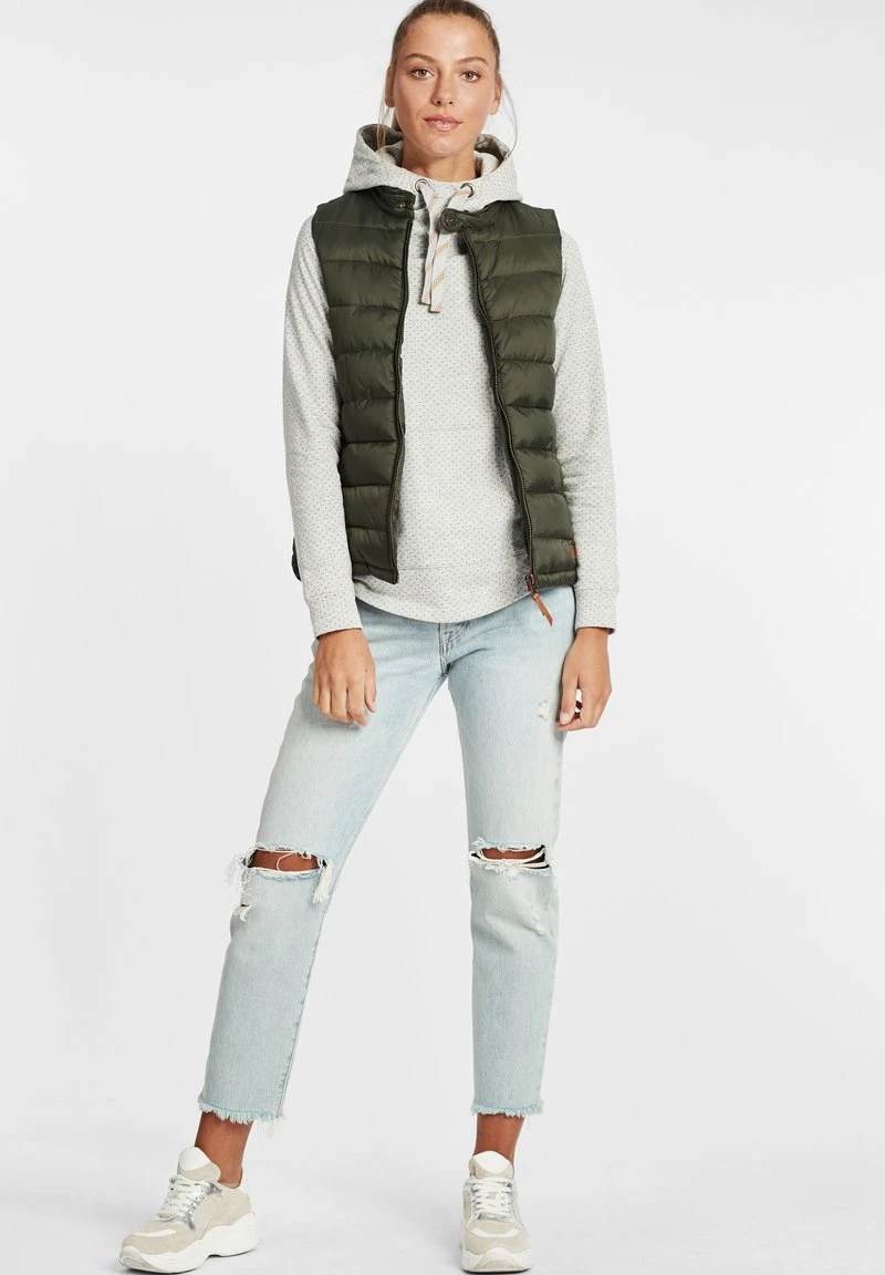 Oxmo OXAMINA - Jersey Con Capucha - Oyster Grey Melange , Mujer 4 Oxmo OXAMINA - Jersey Con Capucha - Oyster Grey Melange , Mujer - Image 2