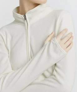 Oxmo OXRIKKA - Forro Polar - Cloud Dancer , Mujer -Oxmo Elegante tienda e0823cd280c743ce98453486ef548e75