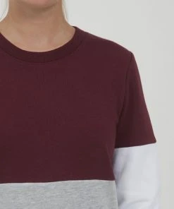 Oxmo OXSWEAT - Vestido Ligero - Wine Red , Mujer -Oxmo Elegante tienda e11b1e8738504479952549334c720cd9