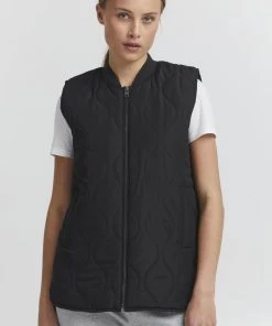 Oxmo SVALA - Chaleco - Black , Mujer