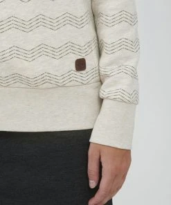 Oxmo OXVERNITA - Sudadera - Oyster Grey Melange, Mujer -Oxmo Elegante tienda e177798759eb4102a62b12884c7feb59