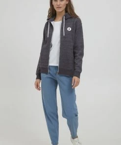 Oxmo OXHELNA - Sudadera Con Cremallera - Black Melange , Mujer 9 Oxmo OXHELNA - Sudadera Con Cremallera - Black Melange , Mujer -Oxmo Elegante tienda e192550b01114c56a022a8a2f9adb9d8