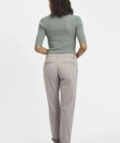 Oxmo OXDONETA - Pantalones Chinos - Mid Grey , Mujer -Oxmo Elegante tienda e3e3dbb60b8843299c05fdf225b084bc