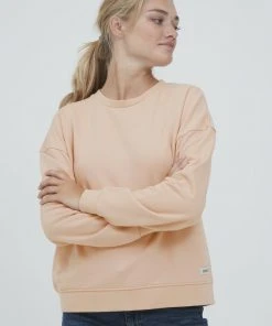 Oxmo OXGRYNET - Sudadera - Mahogany Rose , Mujer