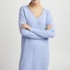 Oxmo OXIDA - Vestido De Punto - Brunnera Blue Melange , Mujer -Oxmo Elegante tienda e4f1a6e5c7d64401bb3a8941a166be0e