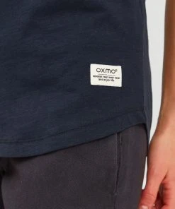 Oxmo OXLYDI - Camiseta Básica - Blue , Mujer -Oxmo Elegante tienda e59021f29ced41d19544ecf714610d7b