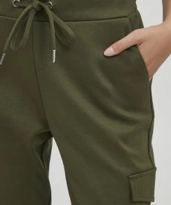 Oxmo OXHENNI - Pantalones Cargo - Ivy Green , Mujer -Oxmo Elegante tienda e82a92d0e9834f95811b73785215f6bd