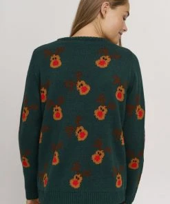 Oxmo OXCHRISTEL - Jersey De Punto - Botanical Garden, Mujer -Oxmo Elegante tienda e8ef574577404c95baaa46cc92335a41