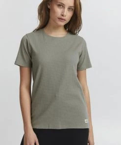 Oxmo PIM - Camiseta Básica - Seagrass , Mujer