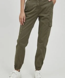 Oxmo OXCOCO - Pantalones Cargo - Ivy Green , Mujer