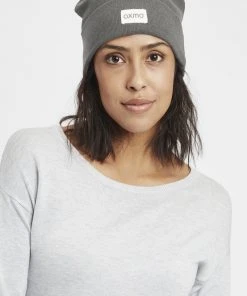 Oxmo OXBIENE - Gorro - Grey Mel, Mujer