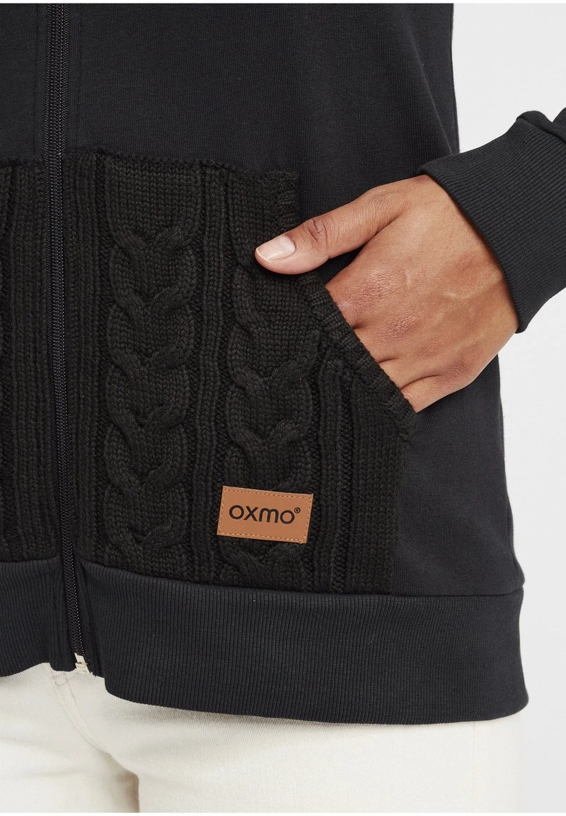 Oxmo OXMATILDA - Sudadera Con Cremallera - Black , Mujer 11 Oxmo OXMATILDA - Sudadera Con Cremallera - Black , Mujer - Image 9