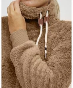 Oxmo OXANNIKI - Jersey Con Capucha - Beige , Mujer -Oxmo Elegante tienda ef56ed6c39b7490eb33c67760f733a57