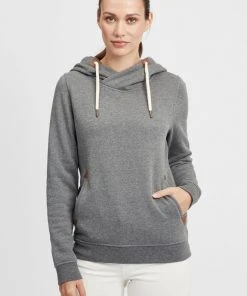 Oxmo OXVICKY - Jersey Con Capucha - Grey Mel , Mujer