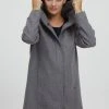 Oxmo OXNELINA - Abrigo De Invierno - Medium Grey Melange , Mujer -Oxmo Elegante tienda f57067bfd0314acfb3df6b8d6bcbbcf2
