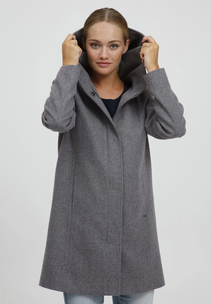 Oxmo OXNELINA - Abrigo De Invierno - Medium Grey Melange , Mujer 3 Oxmo OXNELINA - Abrigo De Invierno - Medium Grey Melange , Mujer