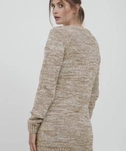 Oxmo OXPHILEMONA - Chaqueta De Punto - Dune , Mujer -Oxmo Elegante tienda f7bcdea28bb94e469a1d182d13597489