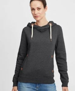 Oxmo OXVICKY - Jersey Con Capucha - Dar Grey M , Mujer