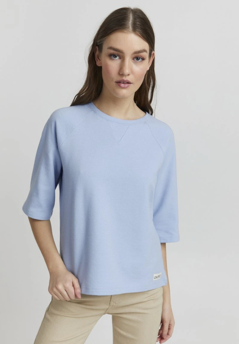 Oxmo JONNE - Camiseta Básica - Kentucky Blue, Mujer 3 Oxmo JONNE - Camiseta Básica - Kentucky Blue, Mujer