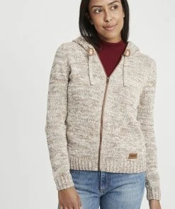 Oxmo OXPHILADELPHIA - Chaqueta De Punto - Dune , Mujer