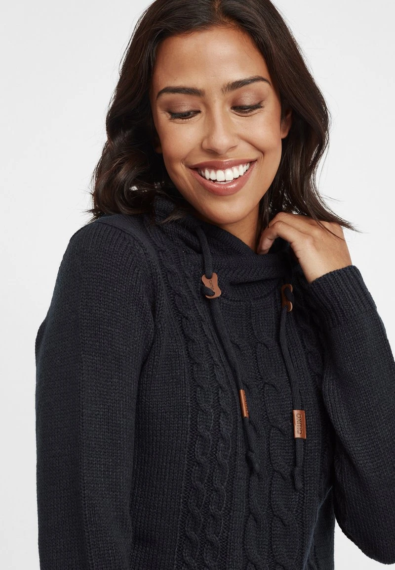 Oxmo OXCABLE - Jersey Con Capucha - Black , Mujer 6 Oxmo OXCABLE - Jersey Con Capucha - Black , Mujer - Image 4