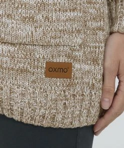 Oxmo OXPHILEMONA - Chaqueta De Punto - Dune , Mujer -Oxmo Elegante tienda fde58018d05b4670bf336a3007f0aba8