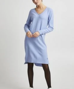 Oxmo OXIDA - Vestido De Punto - Brunnera Blue Melange , Mujer 9 Oxmo OXIDA - Vestido De Punto - Brunnera Blue Melange , Mujer -Oxmo Elegante tienda ffa3f4b983424d34a07a7961234d111a